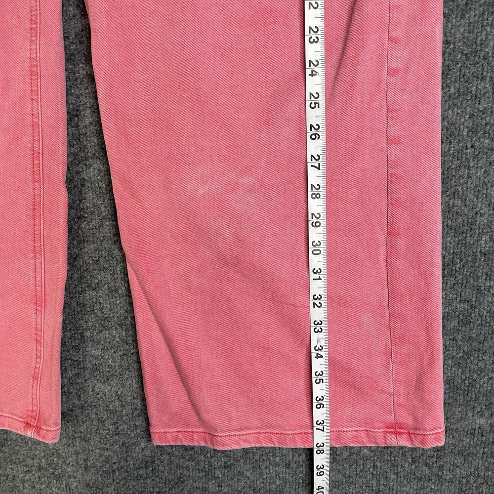 Gap Denim High Rise Wide Leg Crop Jeans Women Size 10/30R Pink Chic - Picture 4 of 8